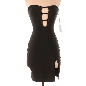 Revolve By The Way Black Mini Bodycon Dress xs